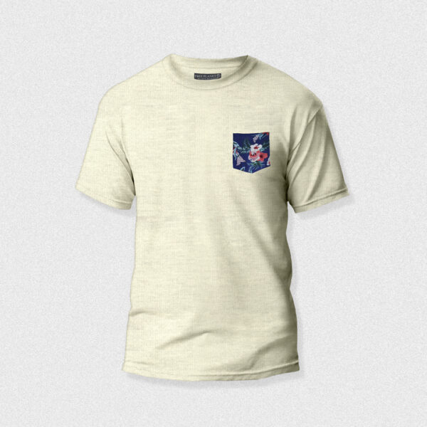 Camiseta amarilla con bolsillo talla L