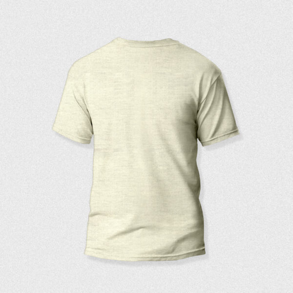 Camiseta amarilla con bolsillo talla L - Imagen 3